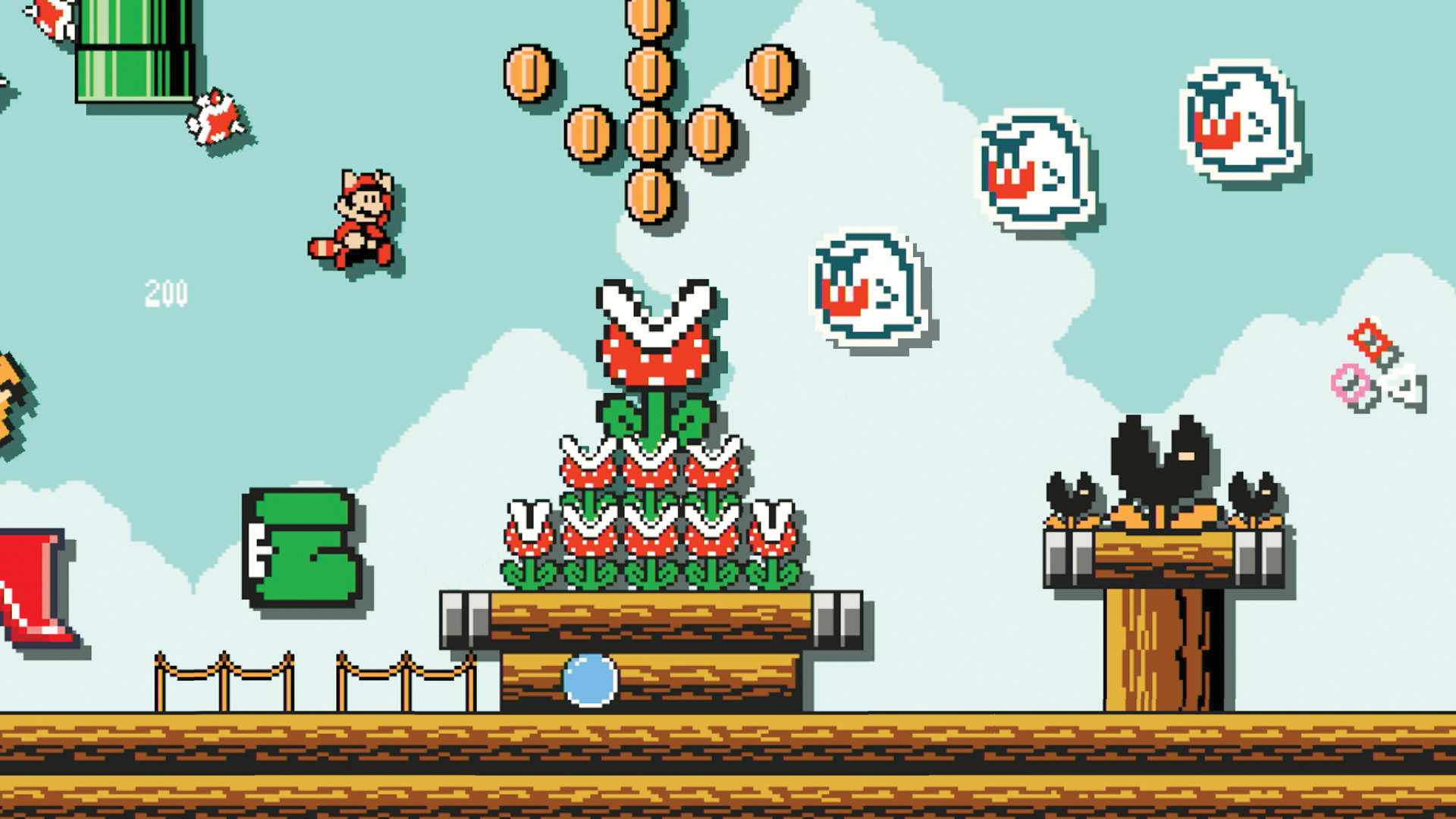 Mario Maker is all about running infinite death gauntlets