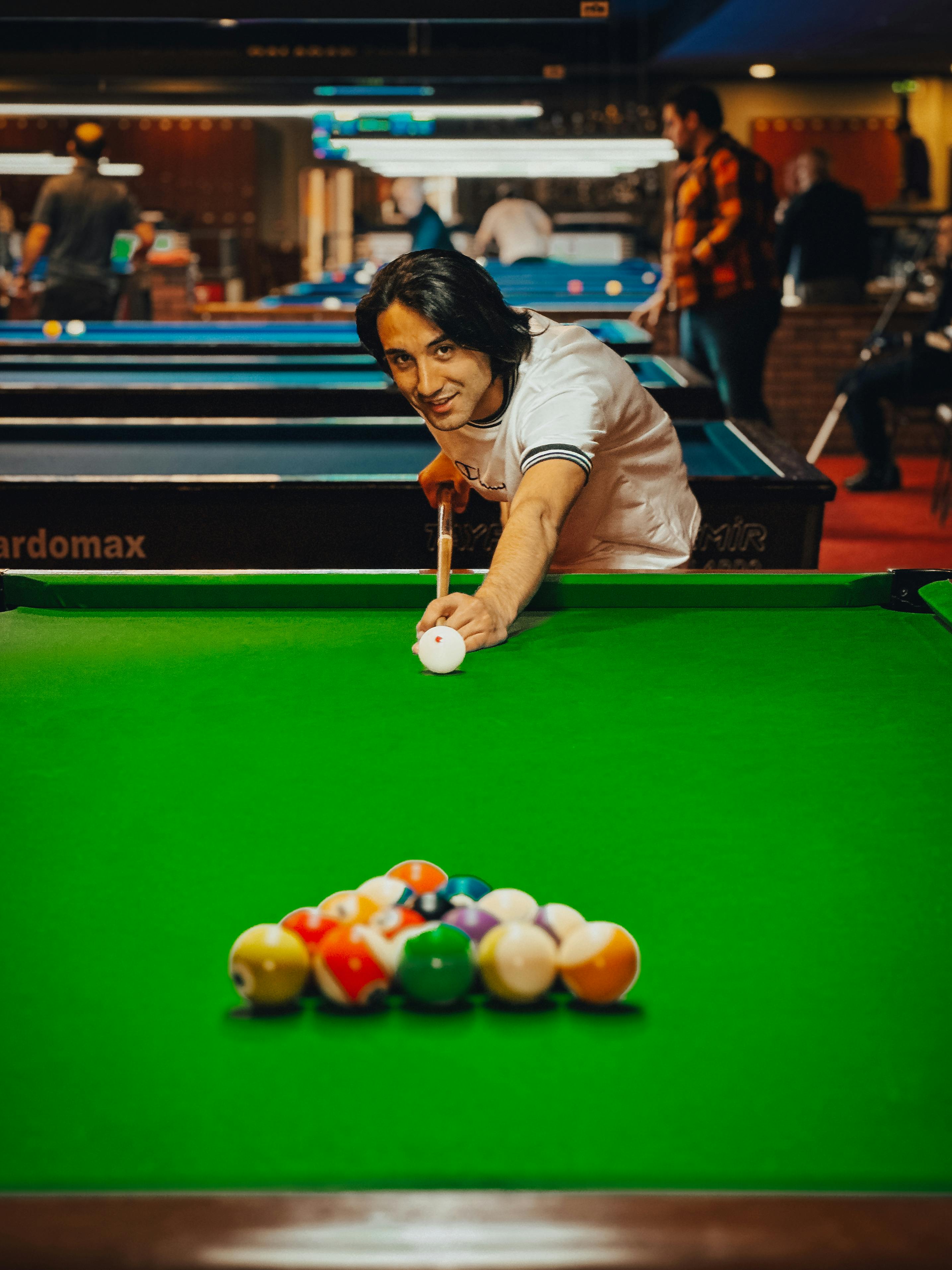 Man Playing Snooker · Free