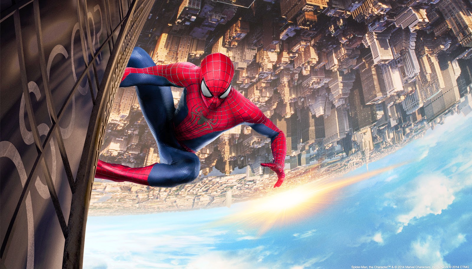 Comic Books, Movies, Games Blog Everything Related To Fiction Source Presented By LEAGUE OF FICTION: Amazing Spider Man 2 Desktop Wallpaper 3 Oscorp Tower