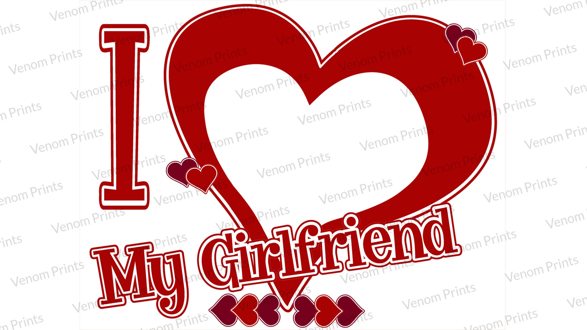 I Love My Girlfriend Customizable Photo Png, Svg Personalized