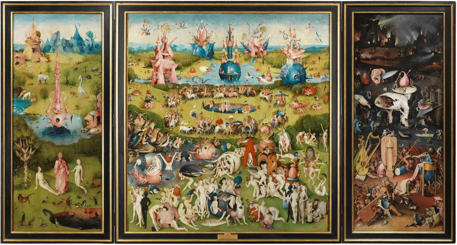 The Garden of Earthly Delights Triptych Collection Nacional del Prado