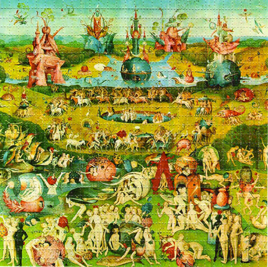 Garden of Earthly Delights BLOTTER ART perforated sheet paper psychedelic art