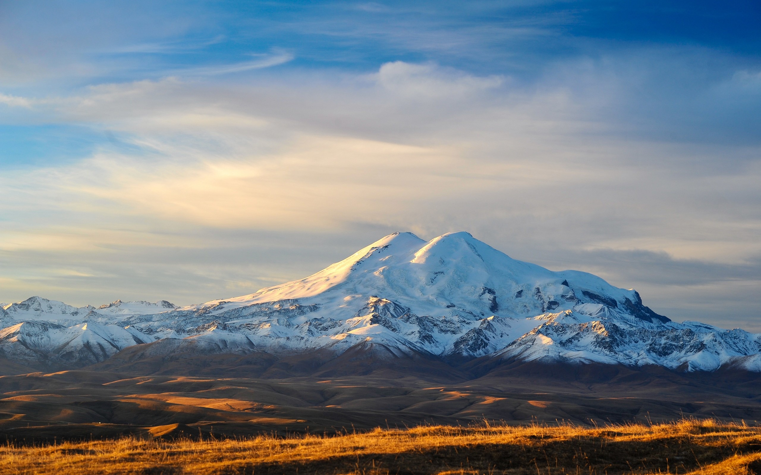 Russia Highest Mountain Nature Scenery Wallpaper