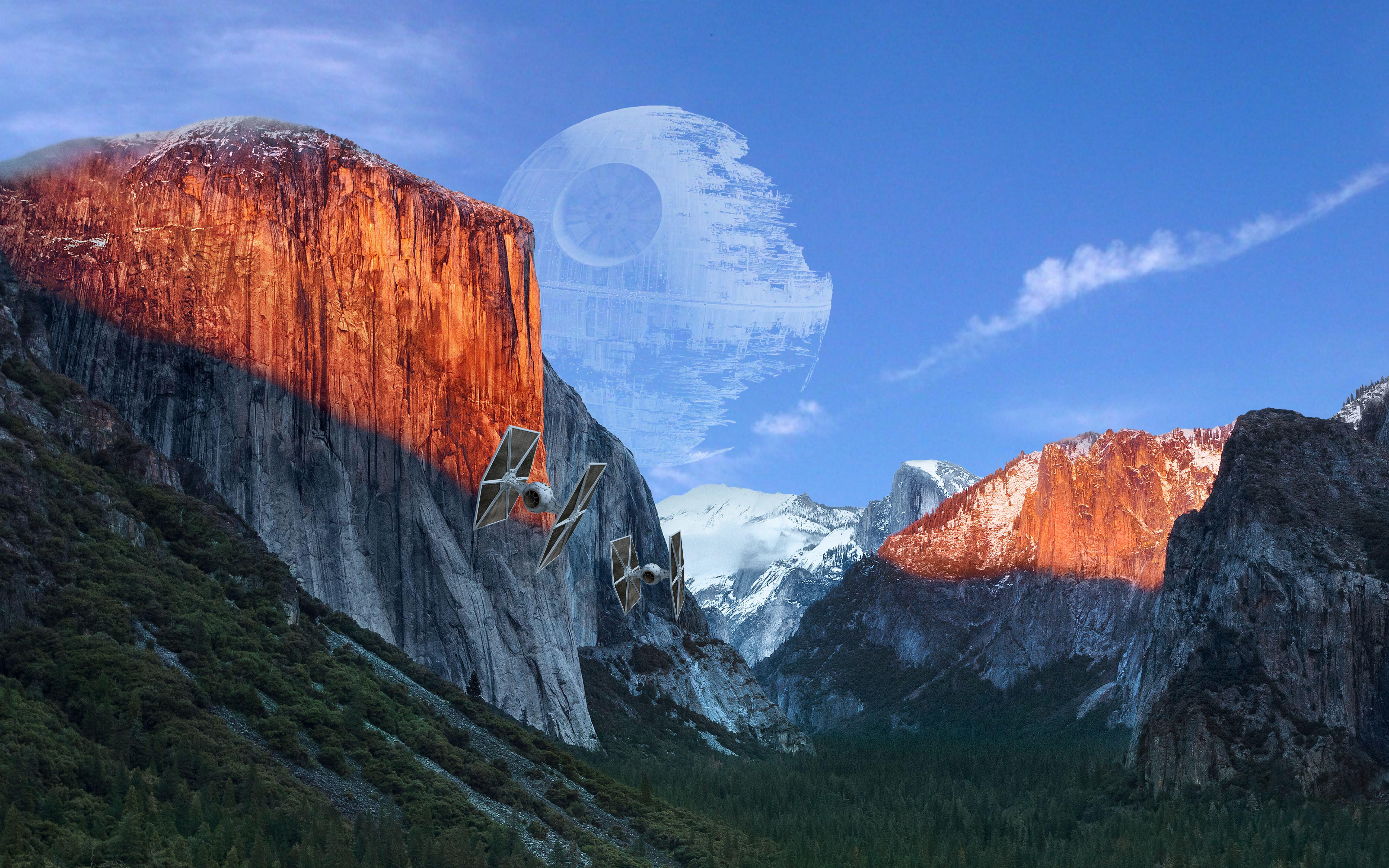 My edit of the old default MacOS desktop wallpaper