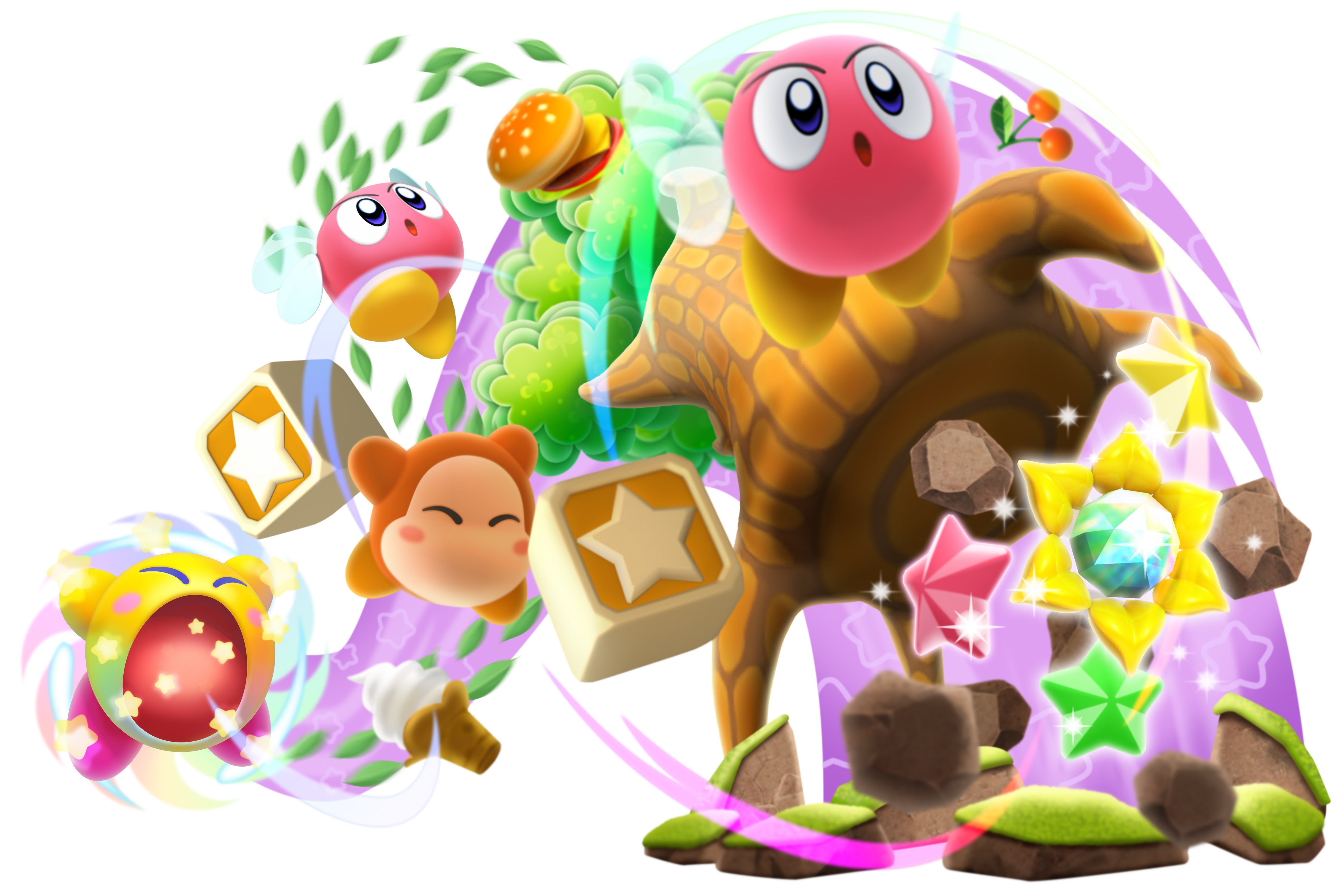 Kirby Triple Deluxe screenshots