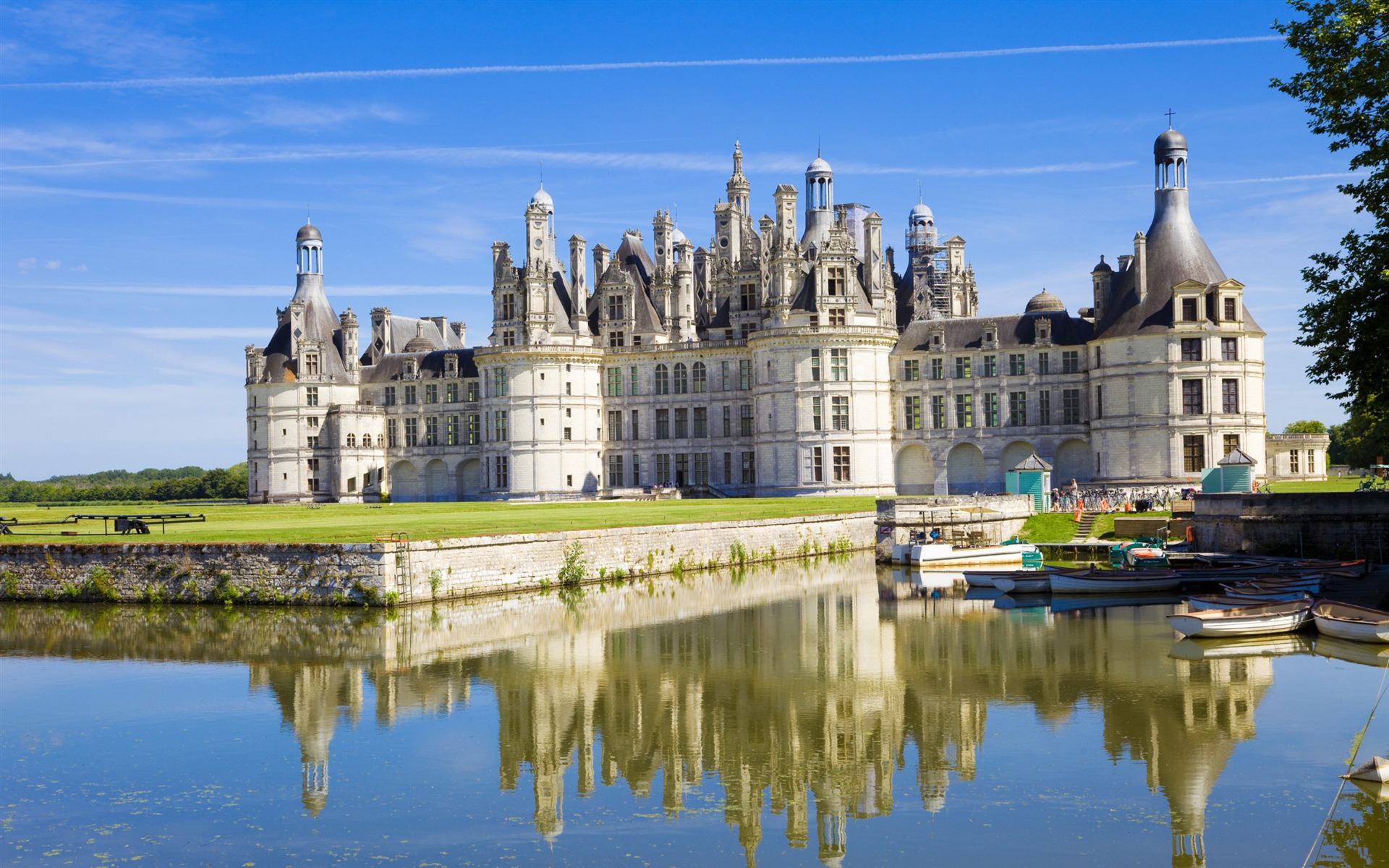 Chambord Chateau France Architectural HD Wallpaper