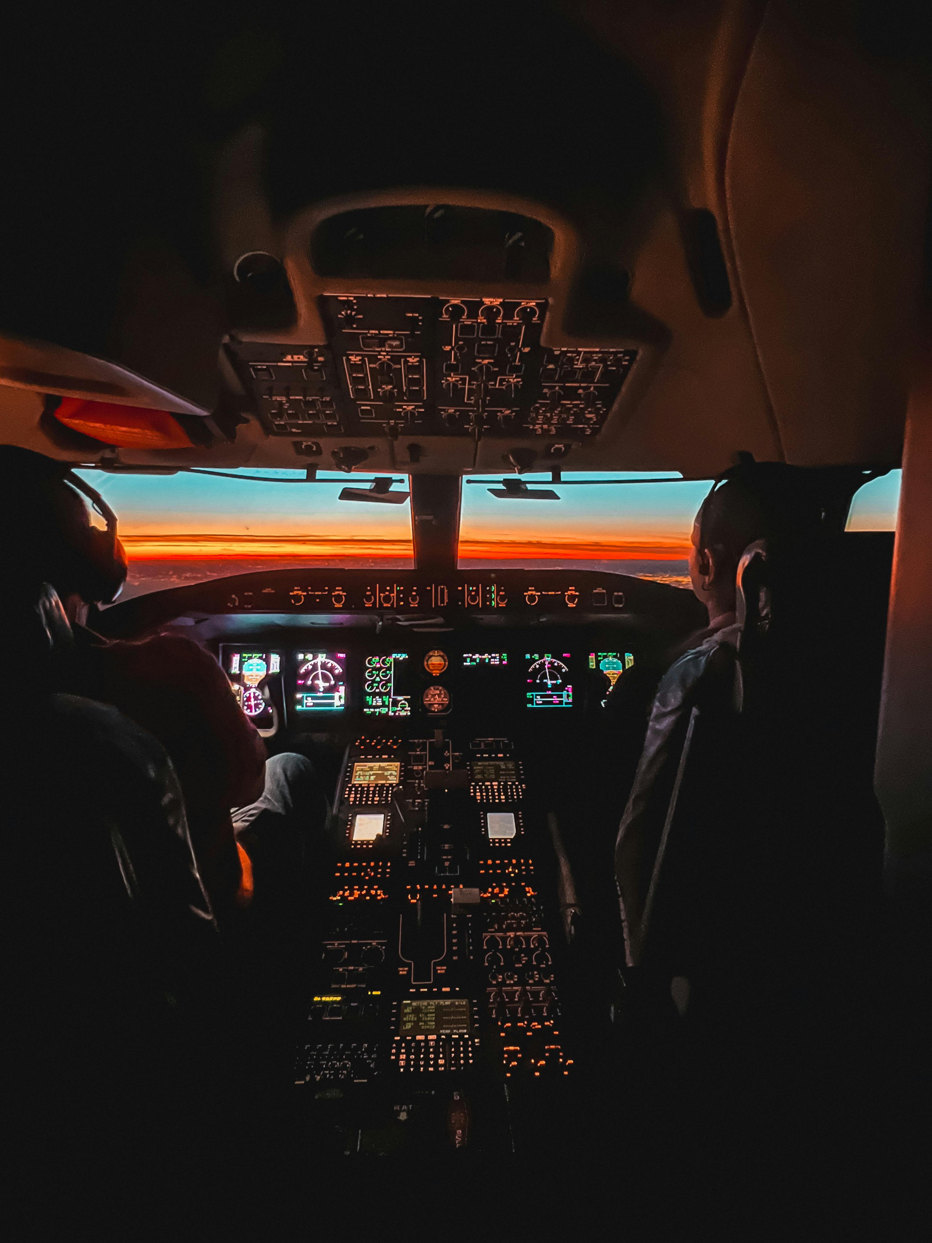Pilots in Cockpit · Free