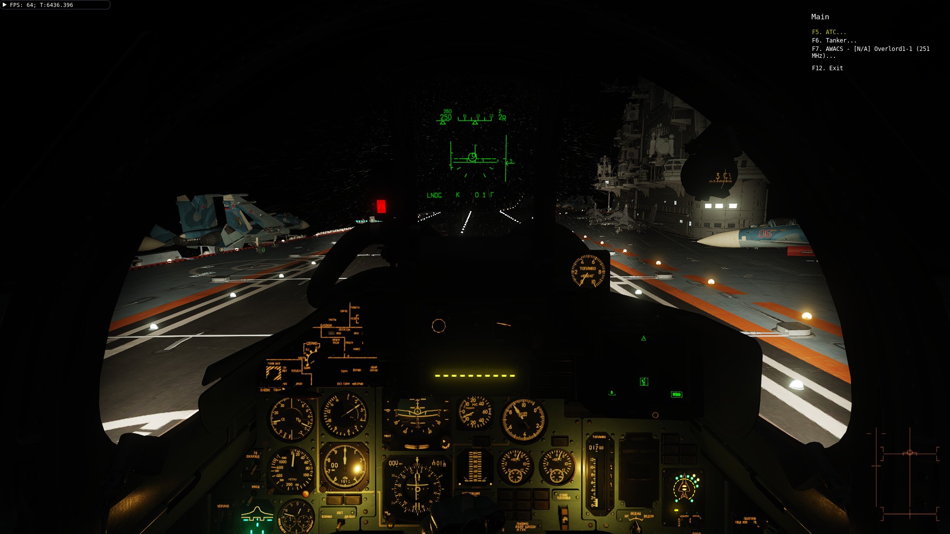 Night Carrier Ops And Air Refueling