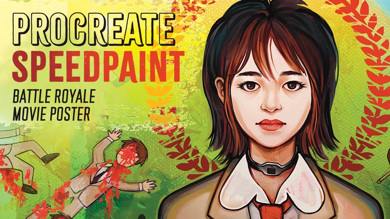 Procreate SPEEDPAINT: Battle Royale Movie Poster