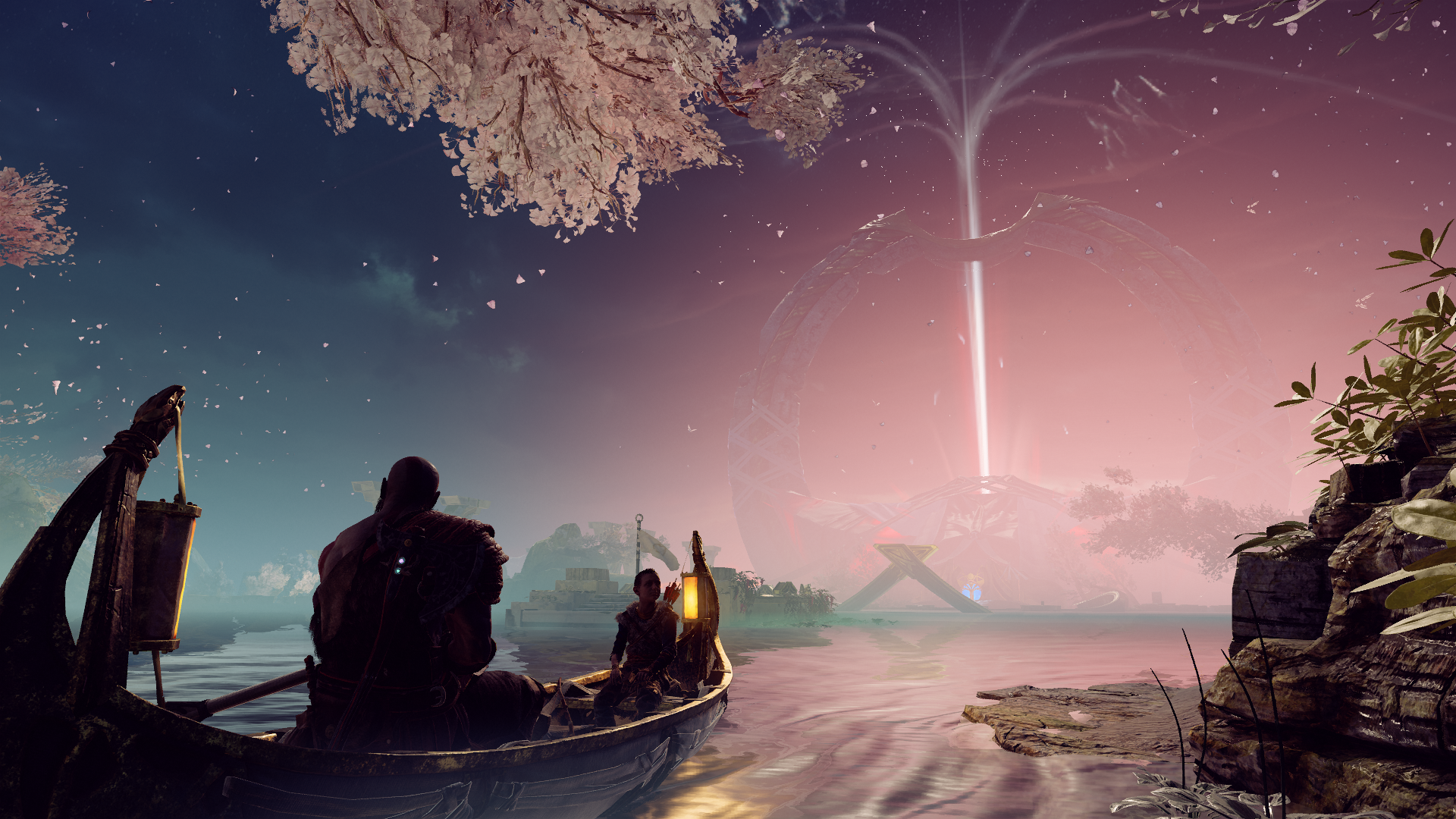 Atreus and Kratos God of War HD Wallpaper