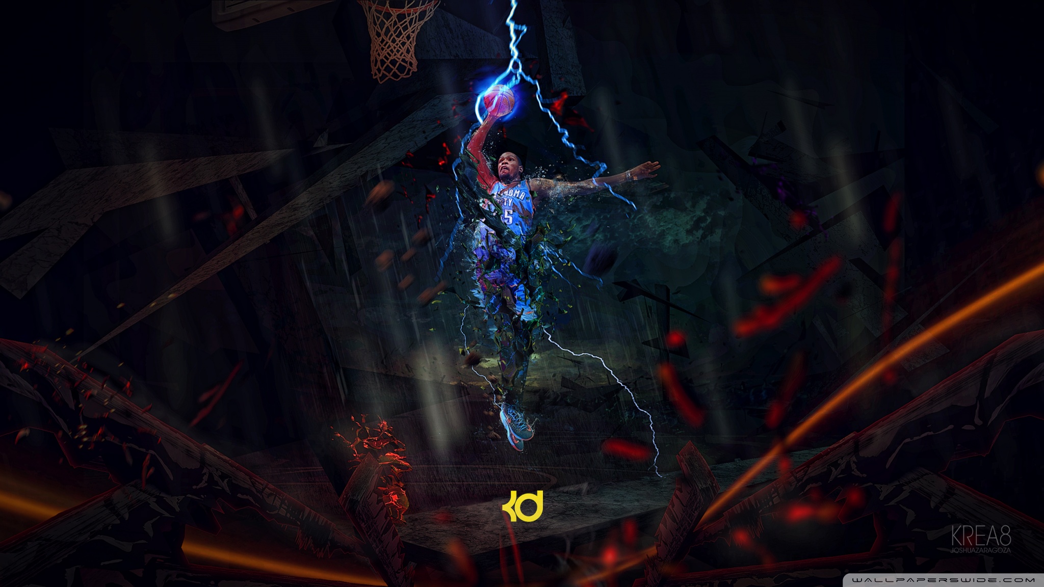 Kevin Durant 4K UHD Wallpaper for UltraHD Desktop and TV, Widescreen and UltraWide Display