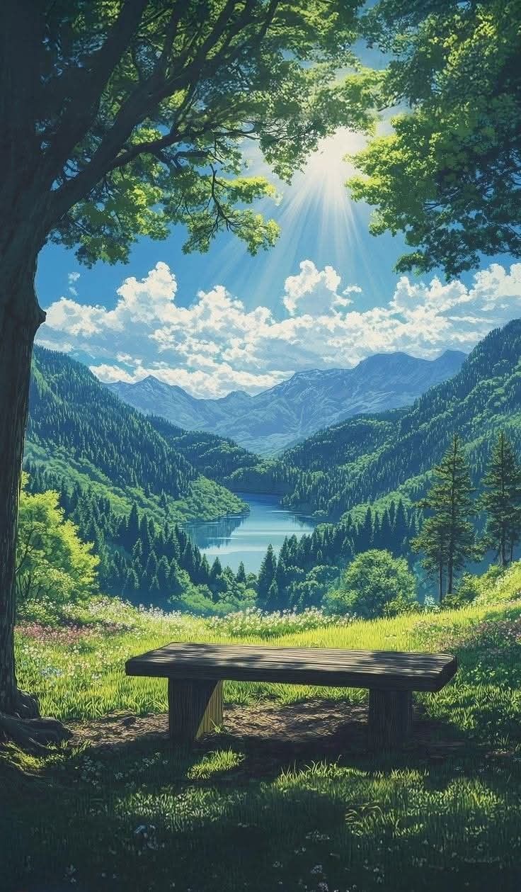 Anime Wallpaper: 4K High Resolution Nature Scene