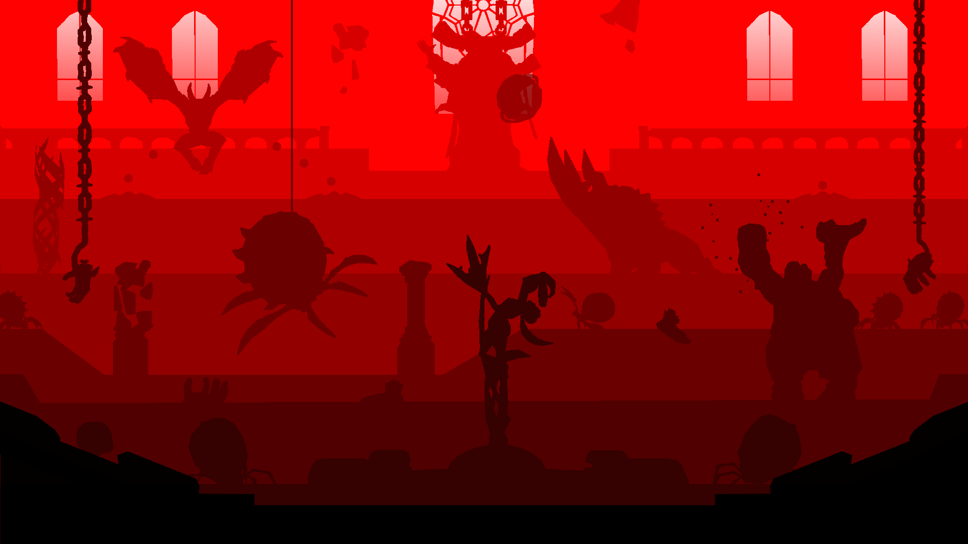 Theatre of Blood. minimalistic wallpaper (1920x1080)