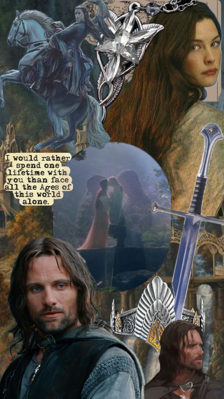 lotr #aragornandarwen #aragorn #arwen