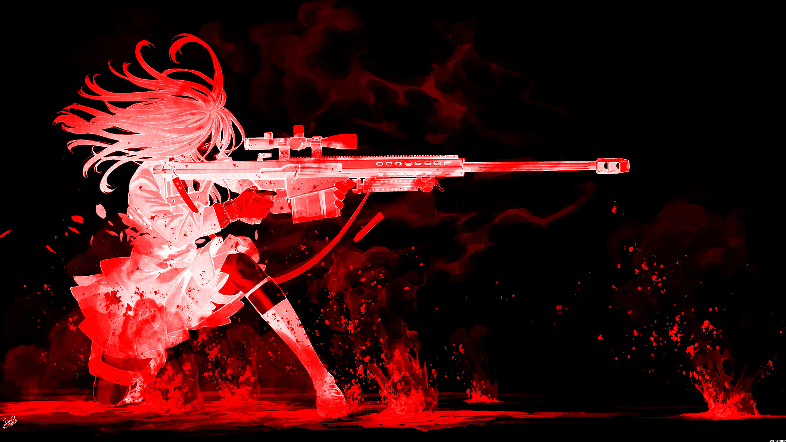 Red Anime Wallpaper