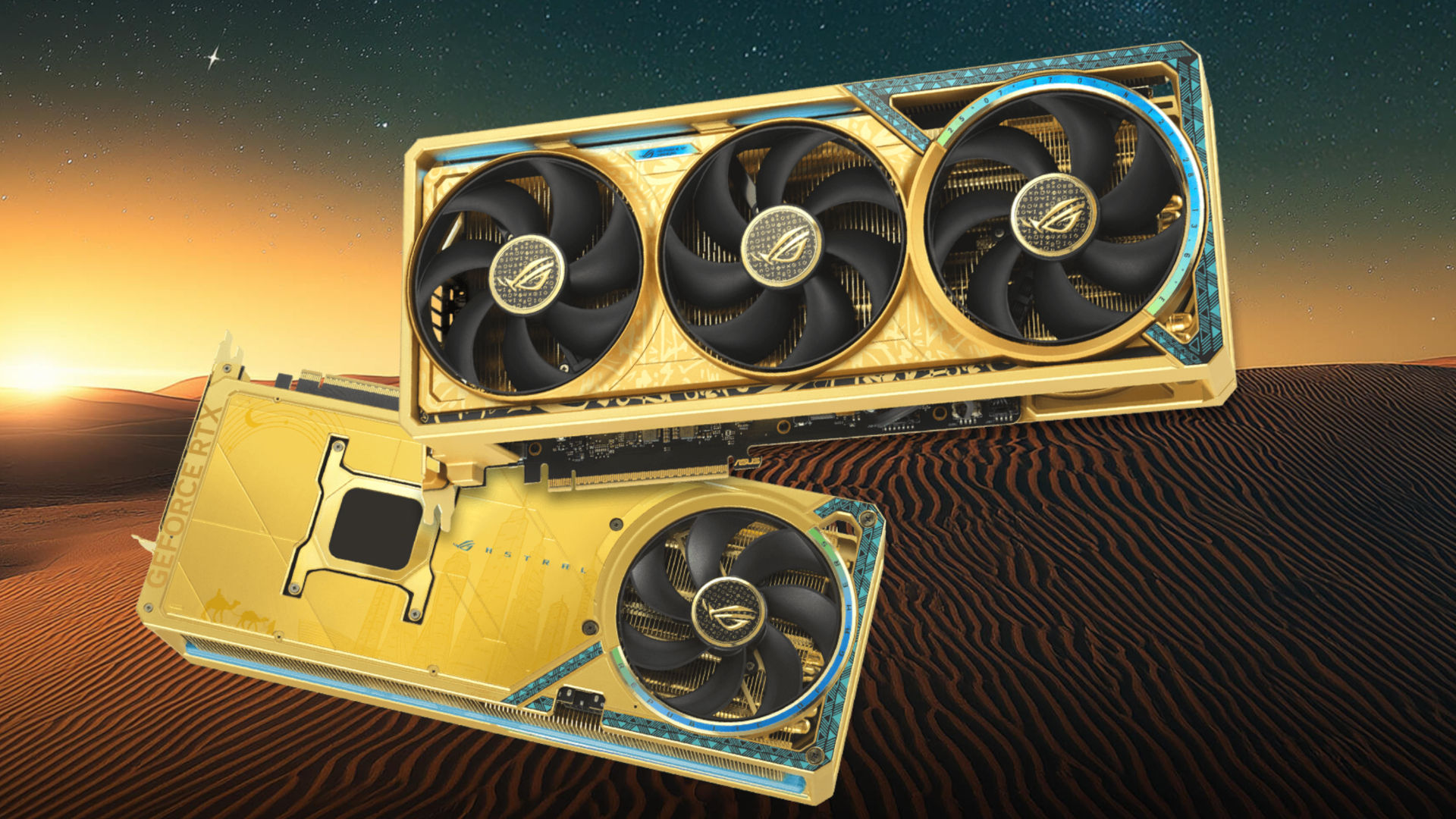 There's another golden RTX 5090 made of over 1,000x more gold than the first, and I'm pleased to say it's absolutely hideous