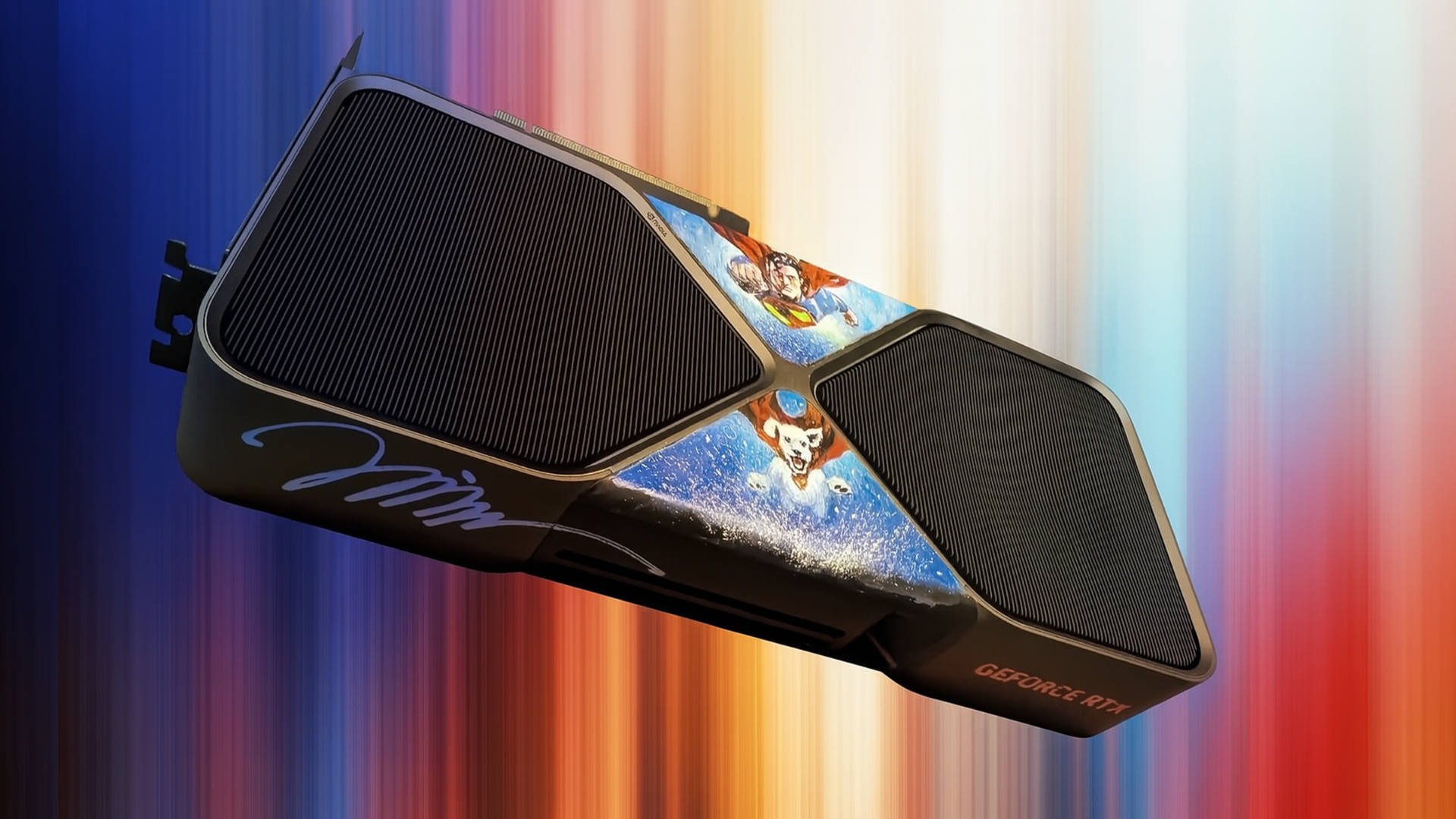 Win This Nvidia GeForce RTX 5090 Superman Graphics Card, Hand Painted By Jim Lee