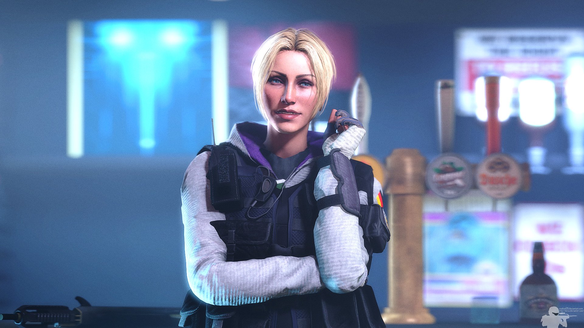 Rookie425 IQ Weiss #r6community #r6s #rainbow6siege #rainbowsixsiege #rainbowsix #rainbow6 #gsg9 #germanspecialforces #germany