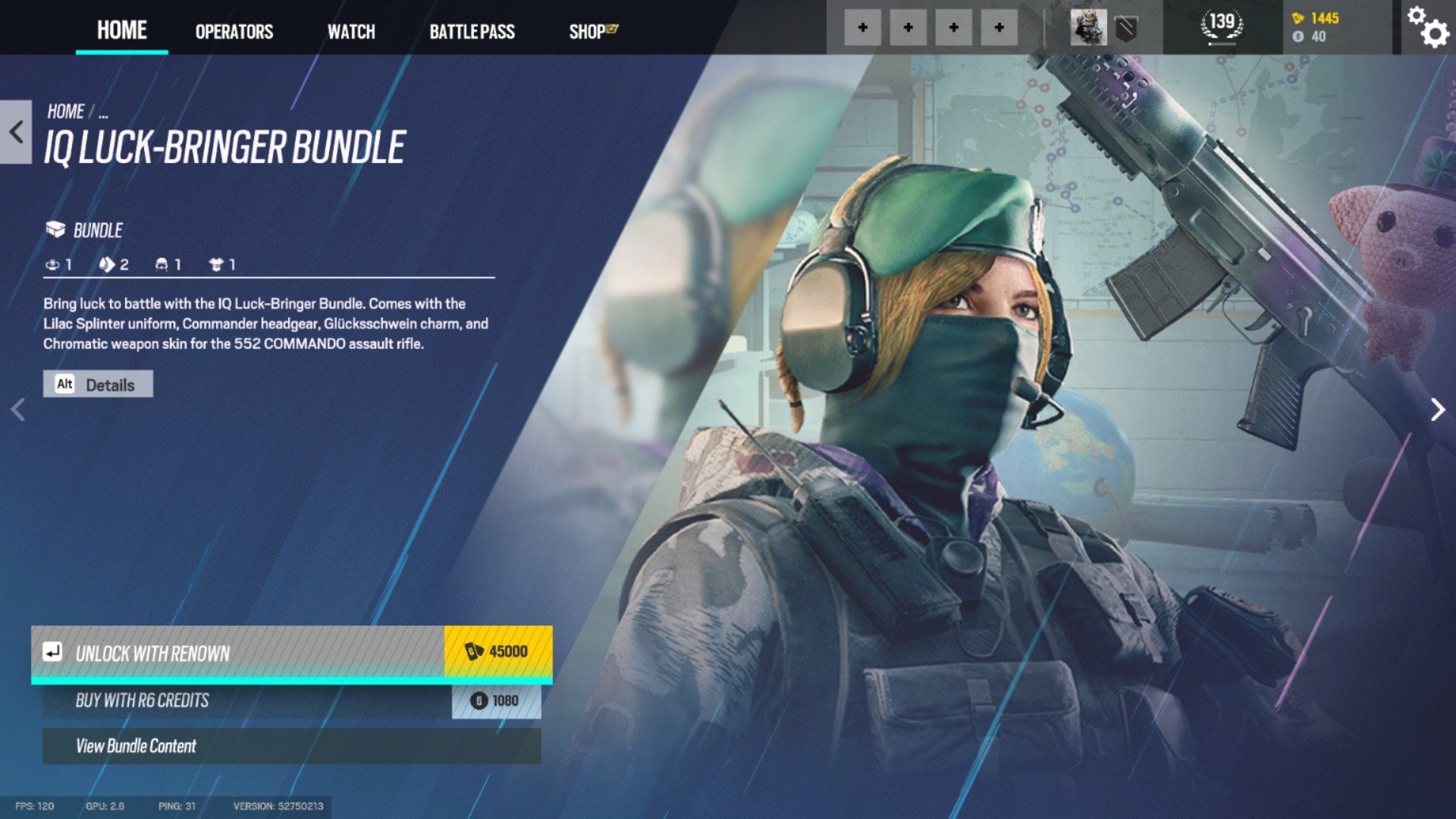 Ah yes, the famous Irish siege operator. Monika IQ Weiss from Leipzig, Germany