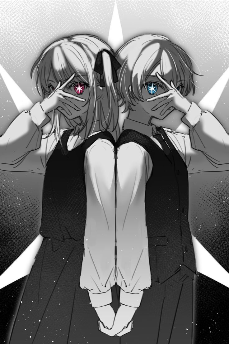 Aqua and Ruby Oshi no Ko Wallpaper