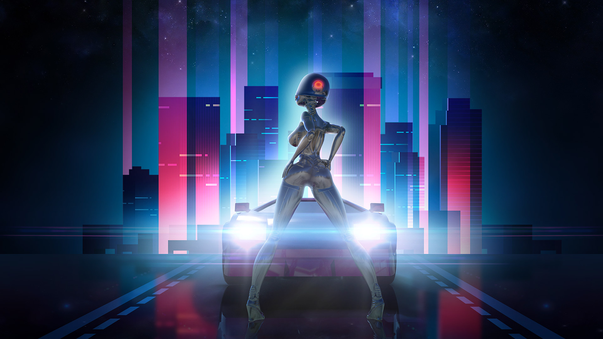 Steam Community - Guide - Neon Drive Wallpaper