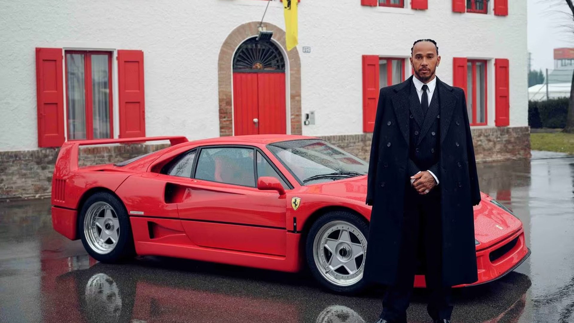 Lewis Hamilton spends his first day