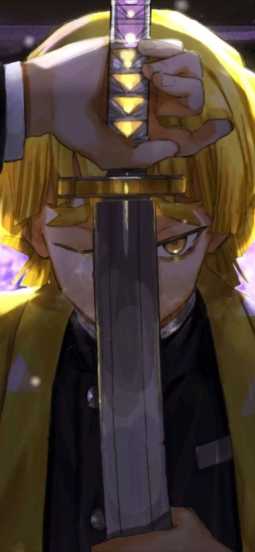 Download Zenitsu Agatsuma 4k Anime Phone Wallpaper