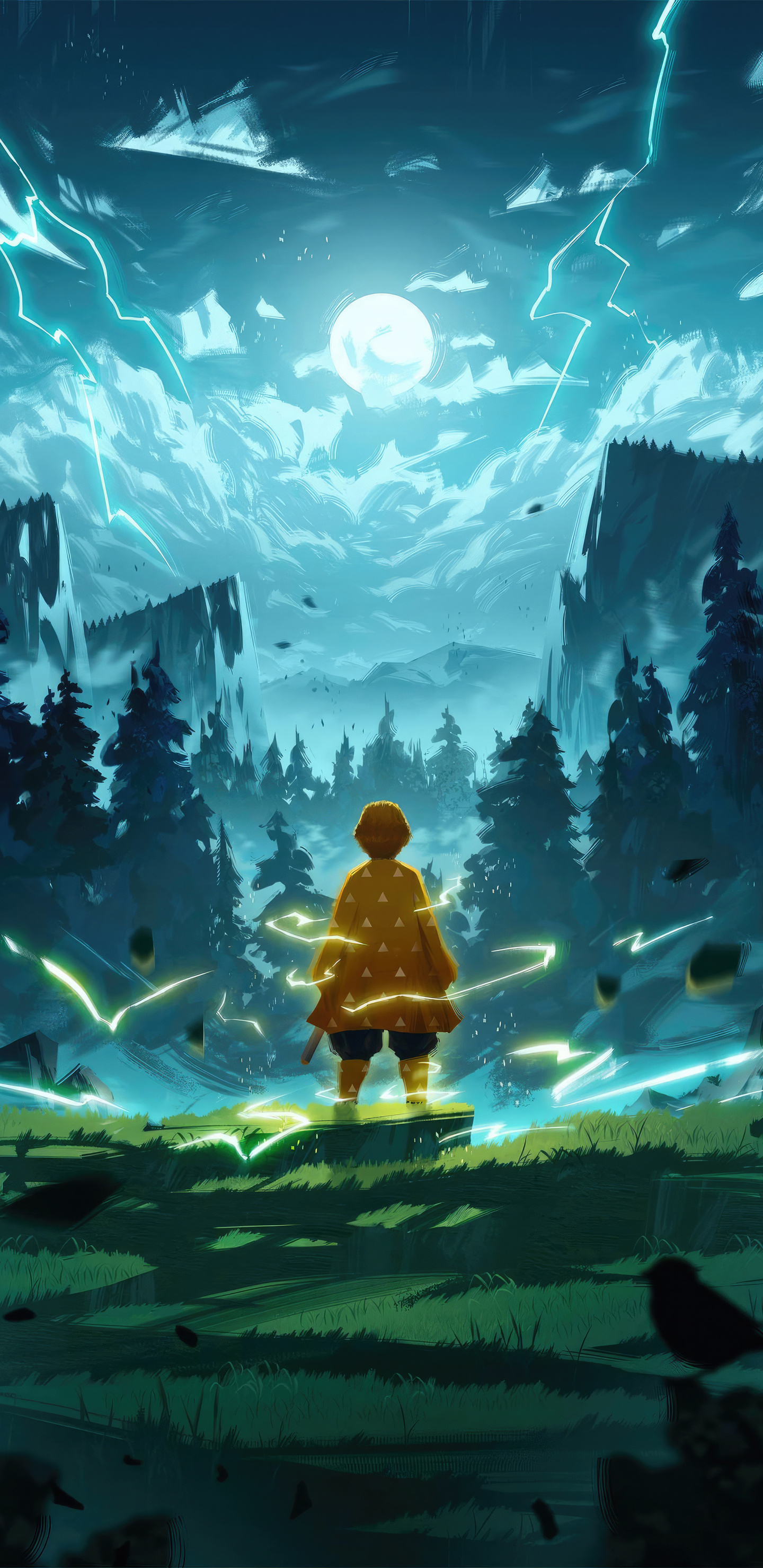 Zenitsu Agatsuma Demon Slayer Samsung Galaxy Note 9, 8, S9, S8, SQHD , HD 4k Wallpaper, Image, Background, Photos and Picture