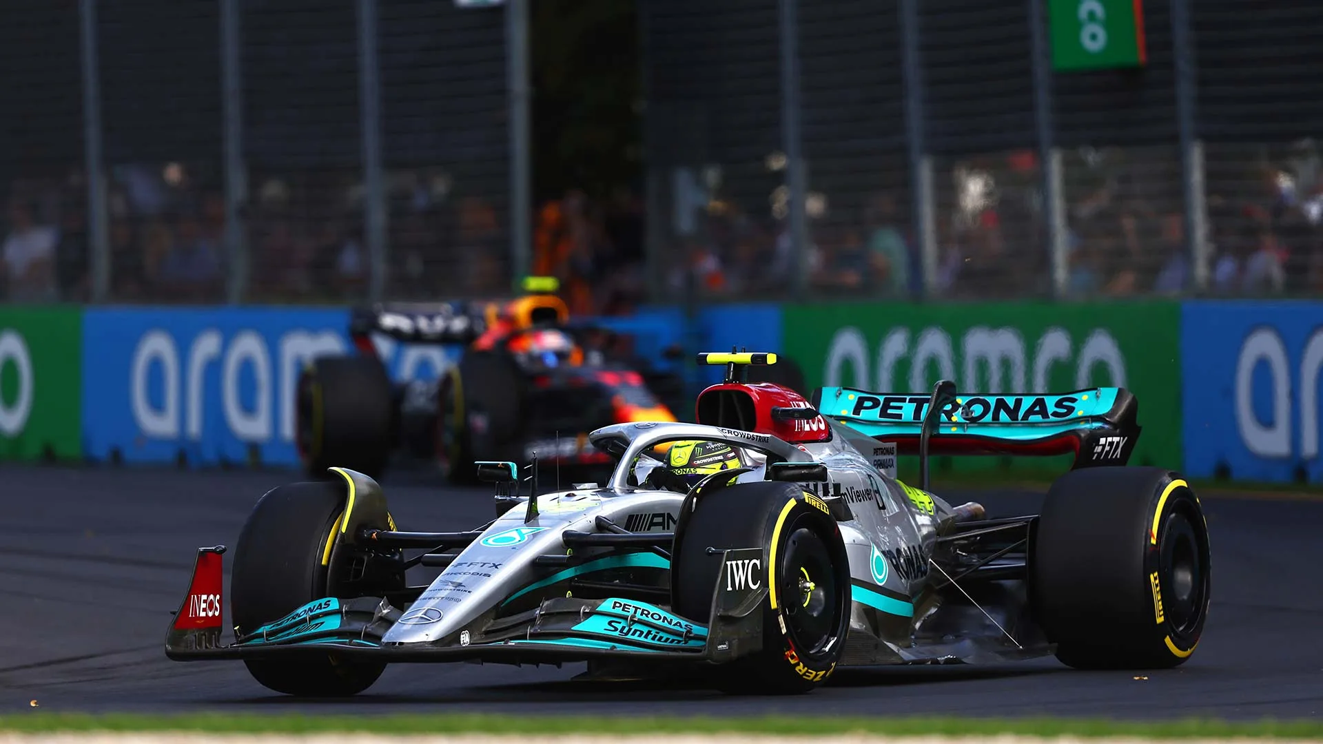 Lewis Hamilton explains 'difficult position' radio message after coming home behind Russell in Melbourne. Formula 1®