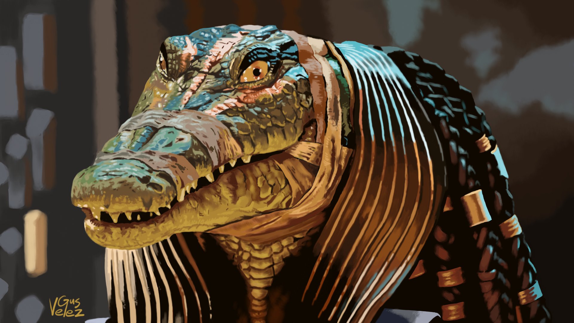 Augusto Velez knight. Layla, Ammit and Taweret digital paintings from Moon Knight. #MoonKnight #Ammit #Taweret #LaylaElFaouly #ScarletScarab #DisneyPlus #fanart #digitalart