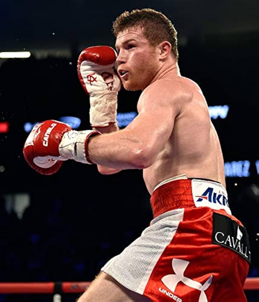Foppapedretti 18 x 24 Canelo Alvarez Boxing Poster, Modern Graphic Art Print, Unframed, Glossy Paper, Living Room Wall Art: Posters & Prints