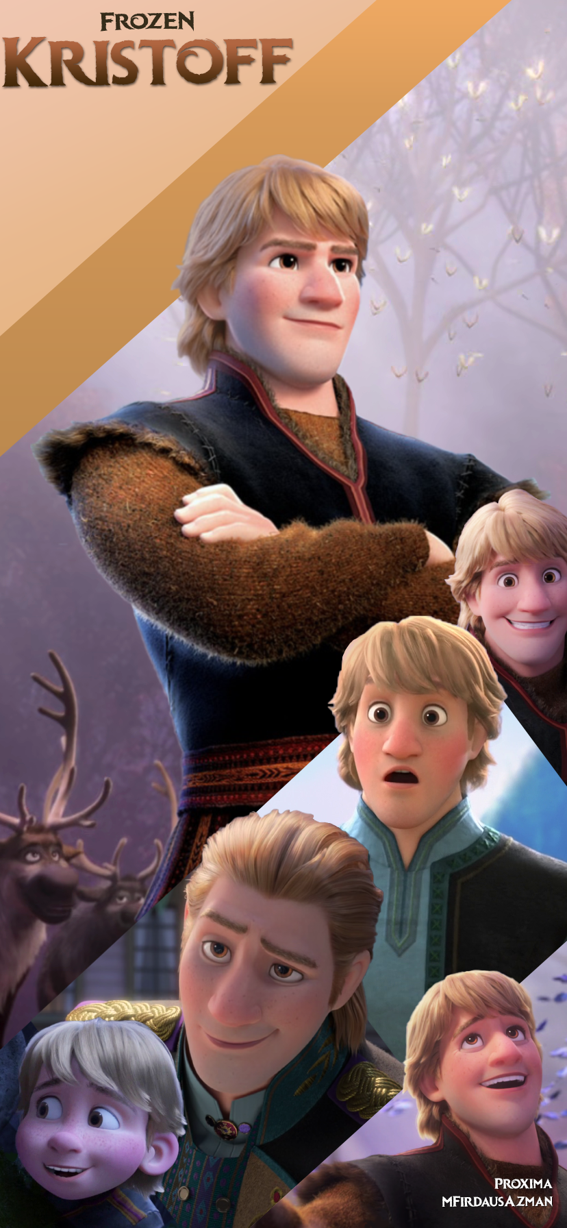 Kristoff mobile wallpaper (1792 x 828)