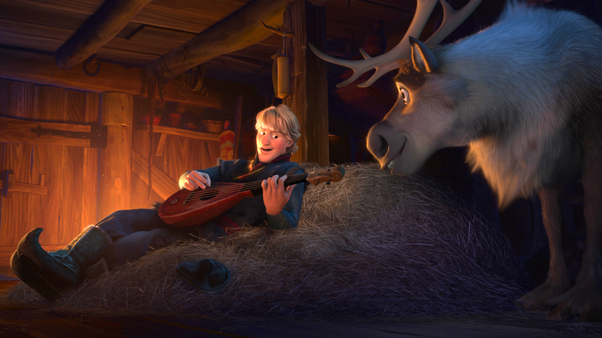 Download Kristoff (Frozen) Sven (Frozen) Movie Frozen (Movie) HD Wallpaper