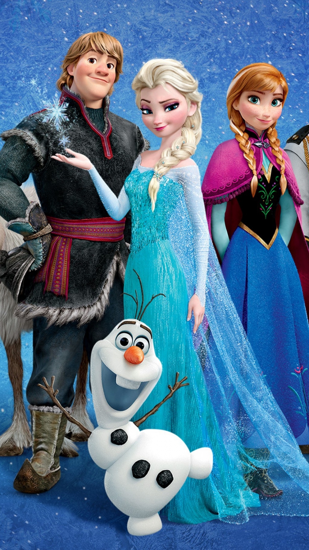 Phone wallpaper: Movie, Frozen, Elsa (Frozen), Olaf (Frozen), Kristoff ( Frozen), Frozen (Movie), Anna (Frozen) 1207610