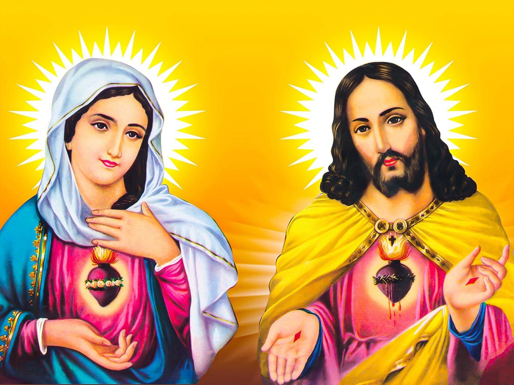 Polish And Grinded Colourful Mother Mary & Lord Jesus Christ Frameless Glass Wall Painting, Size: 18x24 Inches At ₹ 2527 Piece In Jalandhar