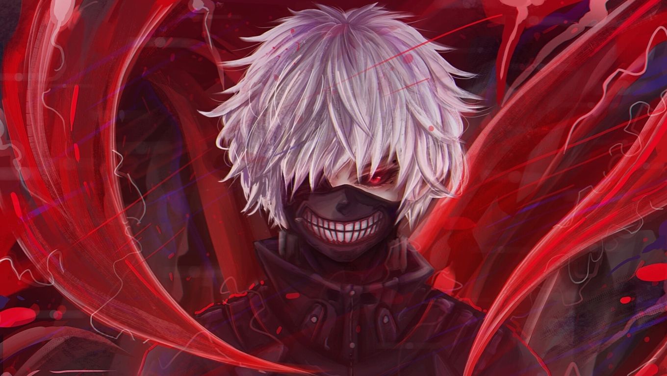 Resolution Ken Kaneki Art Tokyo Ghoul Desktop Laptop HD Wallpaper