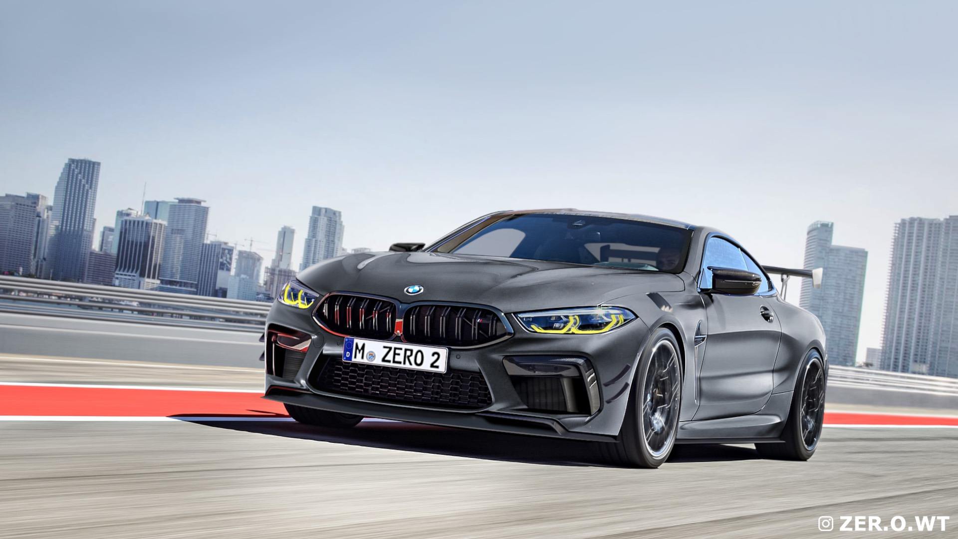 The potential BMW M8 CSL gets rendered once again