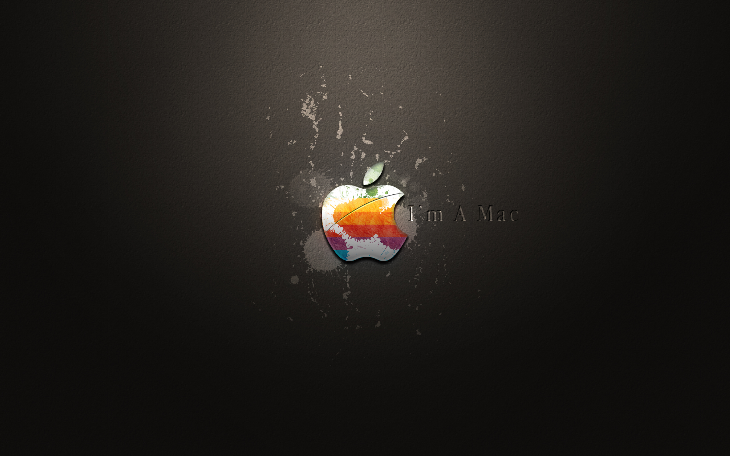 Wallpaper Apple, Blots, I'm A Mac For Mobile And Desktop, Section Hi Tech, Resolution 2560x1600