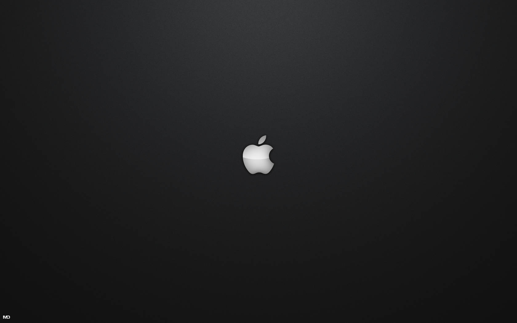 Download Shiny Apple Logo Black Mac Wallpaper