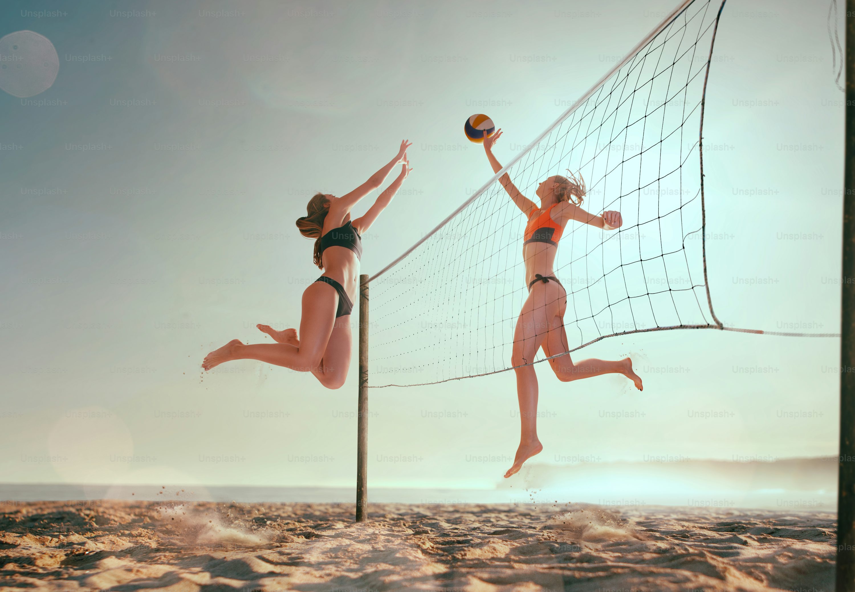 Beach Volleyball Picture. Download Free Image