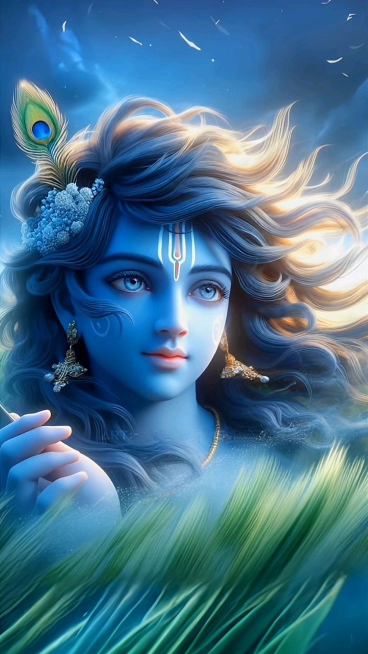 Shree Krishna HD Wallpaper For Mobile Full Screen Wallpepars
