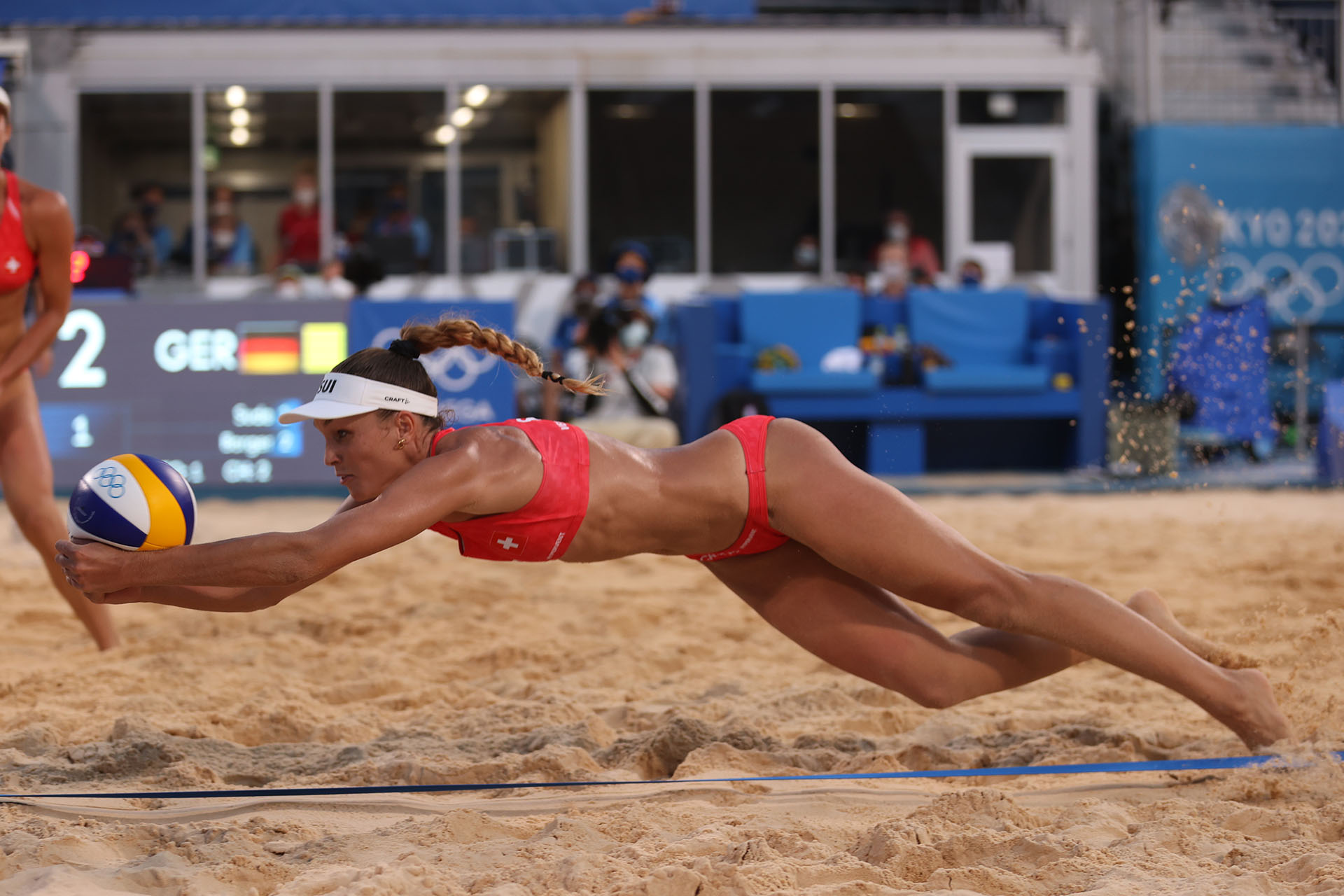 Photos from the first day of volleyball at the Tokyo Olympics