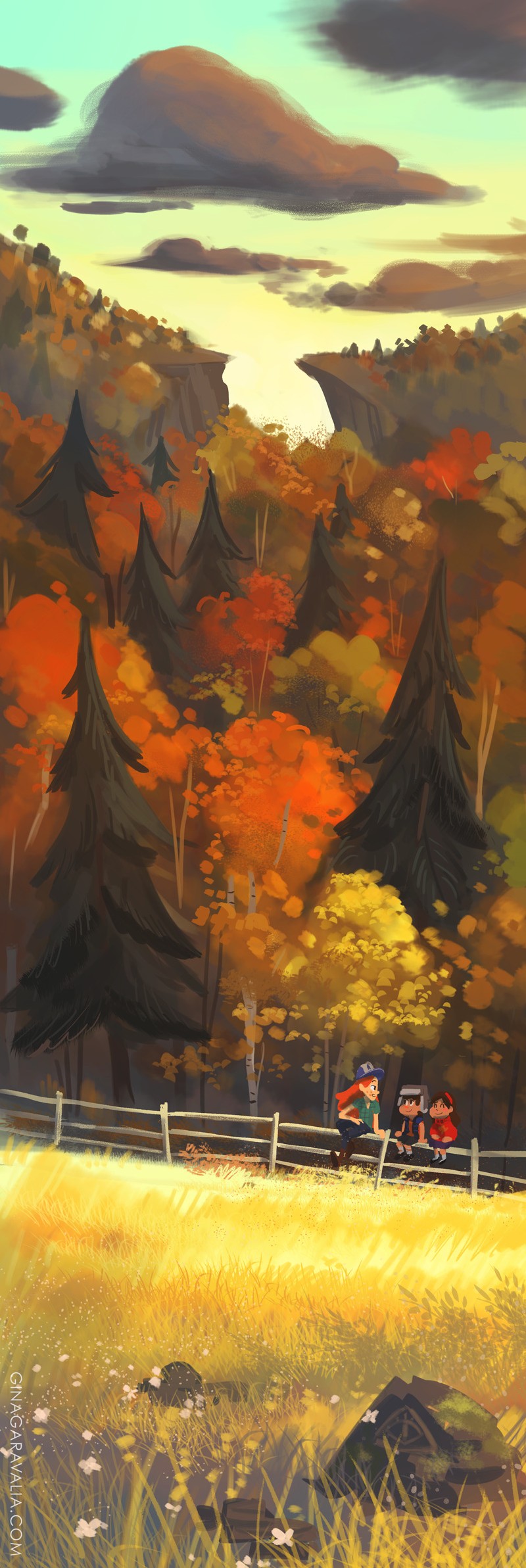 Autumn in Gravity Falls