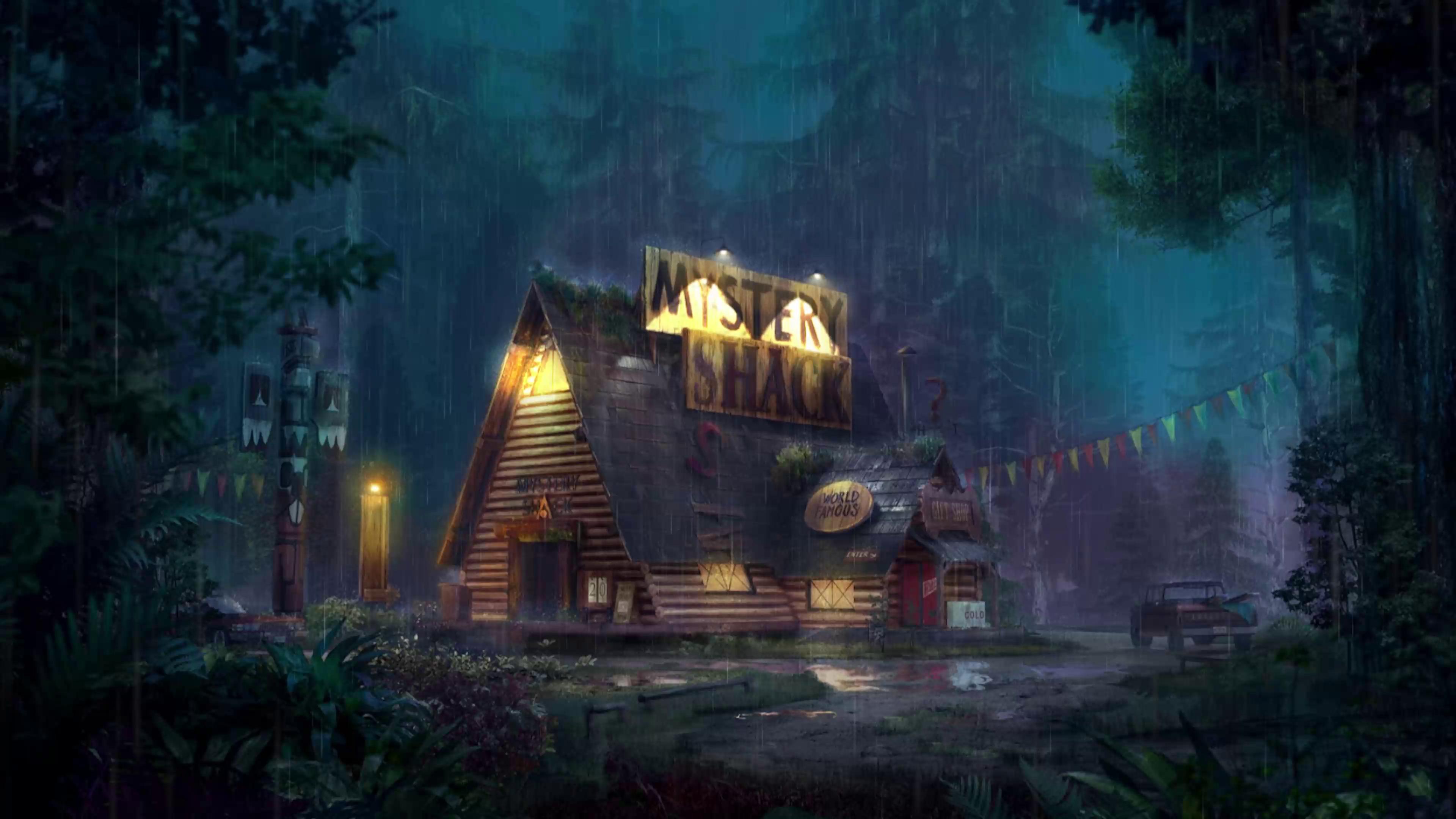 Mystery Shack (Gravity Falls) Live Wallpaper