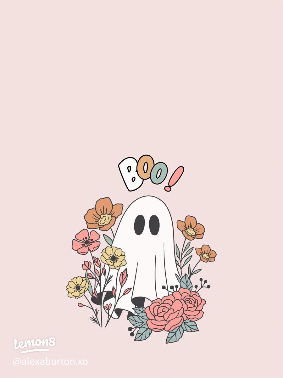 Chillingly Cute Spooky Girl Phone Background