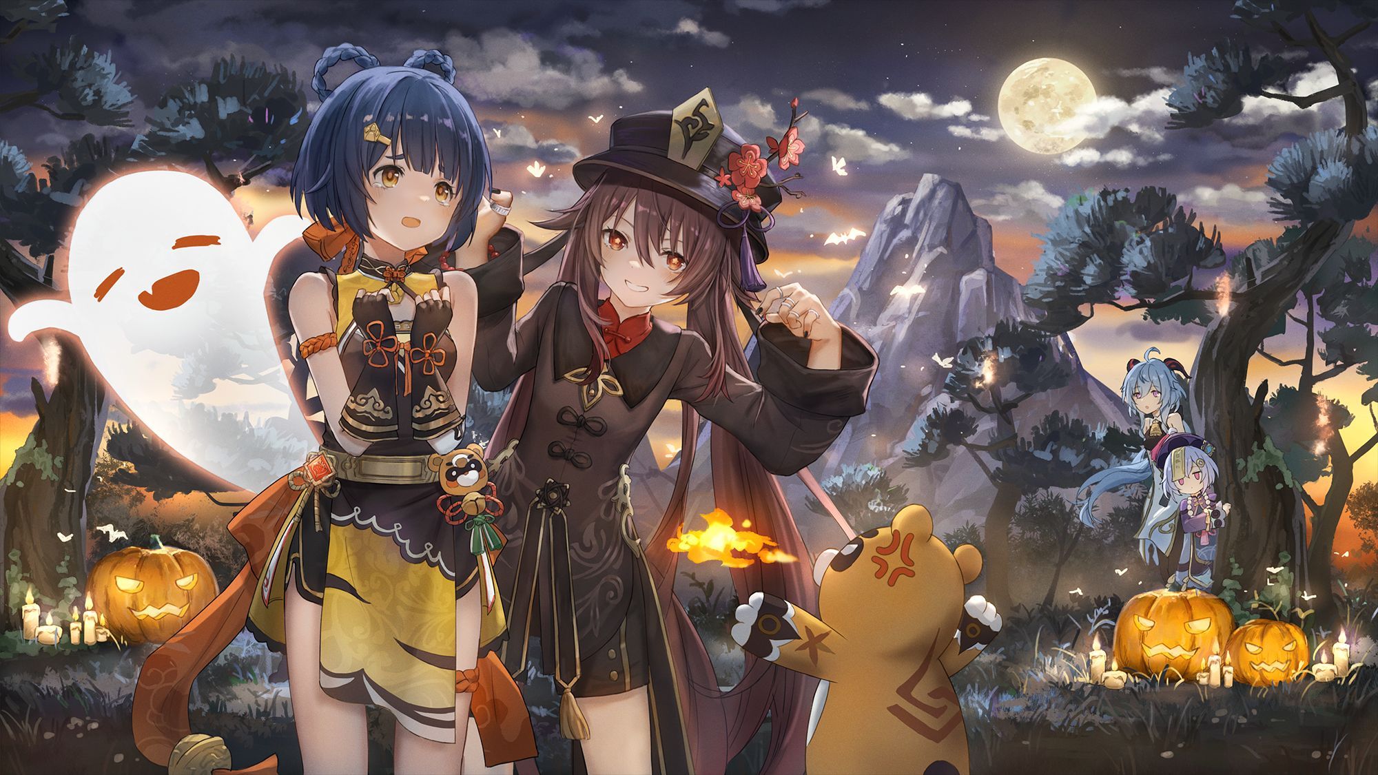 Halloween Wallpaper Genshin Impact