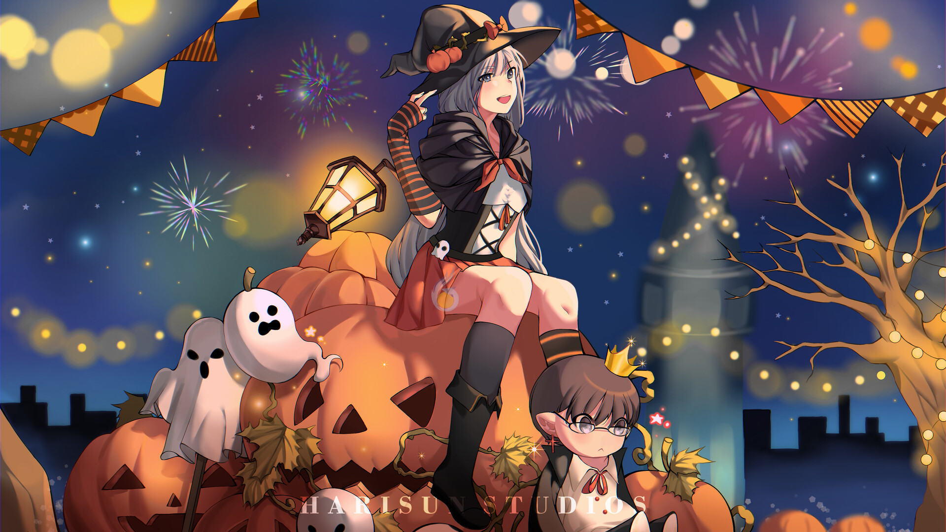 Commission Wallpaper for Halloween