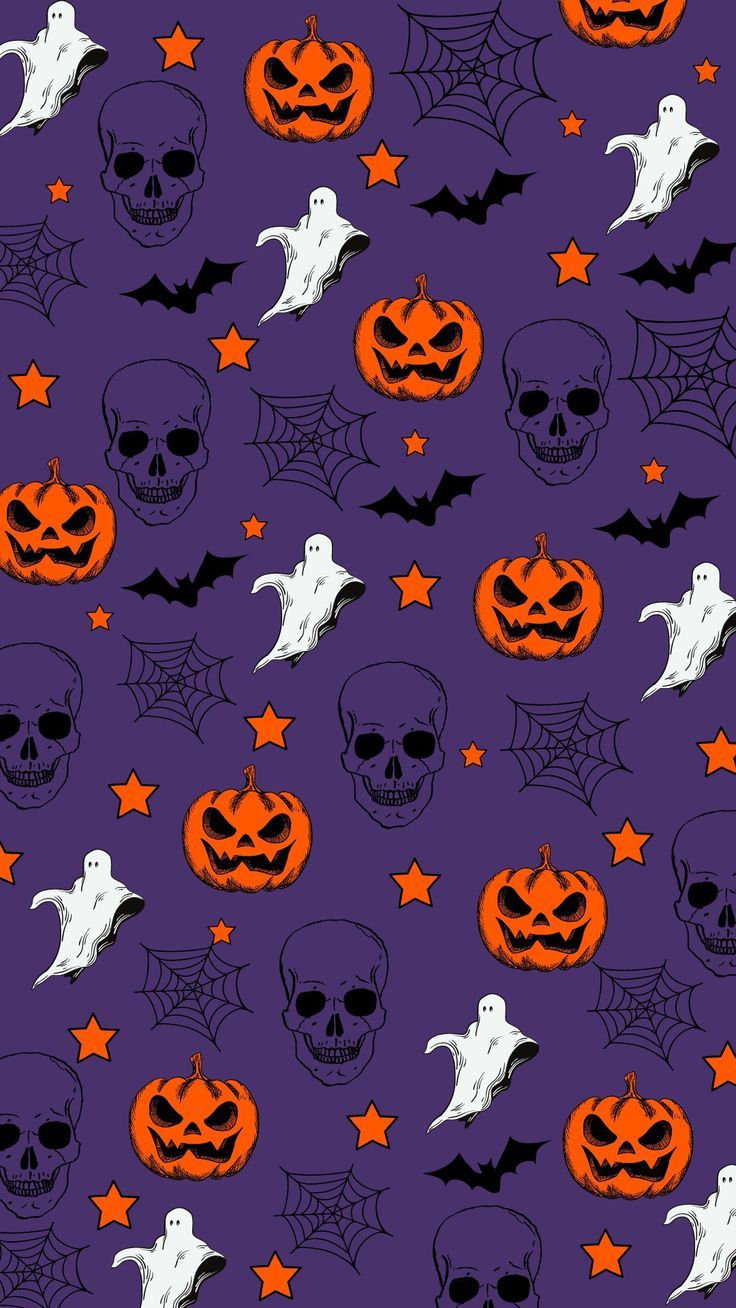 Halloween Background Purple