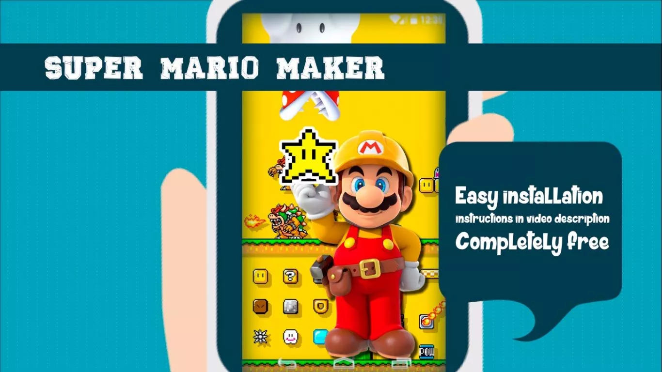 The Super Mario Maker Wallpaper Maker