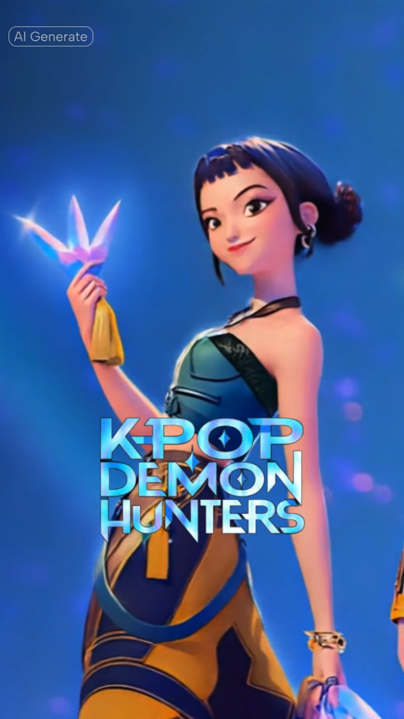 free k pop demon hunters wallpaper zoey